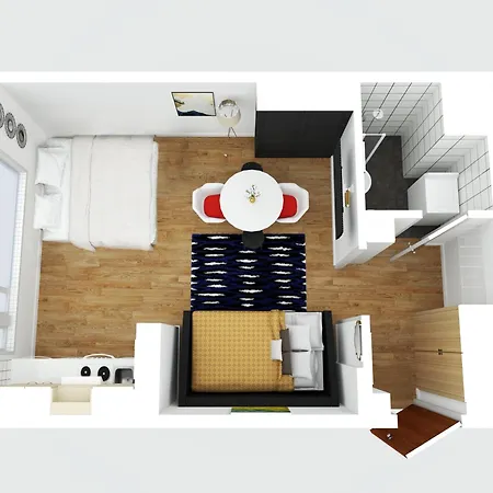 Design District W King Bed, Netflix, Tram And Bus Nearby 아파트 헬싱키