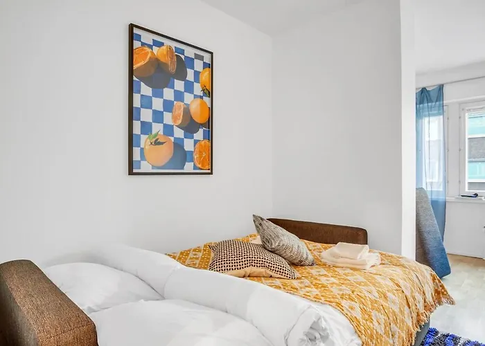 Design District W King Bed, Netflix, Tram And Bus Nearby Appartement Helsinki
