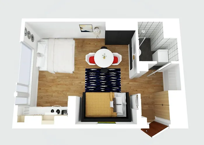 Design District W King Bed, Netflix, Tram And Bus Nearby Appartement Helsinki